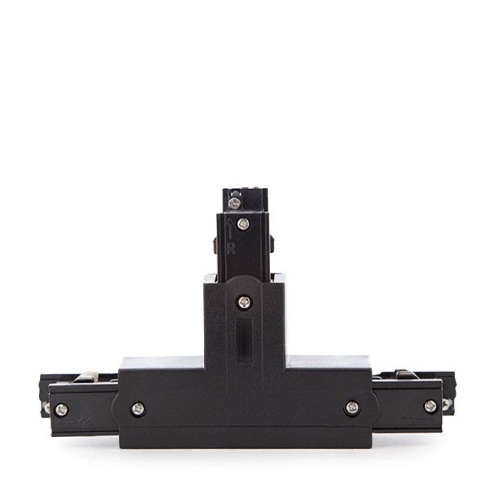 Conector T Carril Trifásico Negro – imagen 3