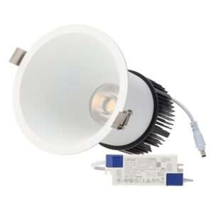 Downlight Empotrable LED 10W 90Lm/W CRI>95 4000ºK Driver Lifud 50.000H Blanco Natural
