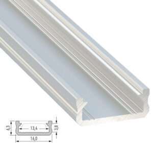 Perfíl Aluminio Tipo D 2,02M