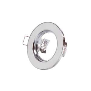 Aro Foco Downlight Circular "Sara" Acero 81mm - Cromado