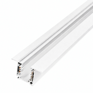 Carril Trifásico Empotrable para Focos LED Blanco 1M