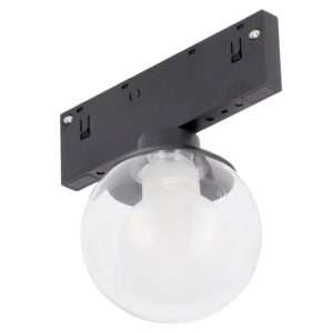 Luminaria LED Carril Magnético 10mm 6W 70Lm/W 150º 48VDC CCT (Tonalidad Luz Ajustable) Acabado Negro