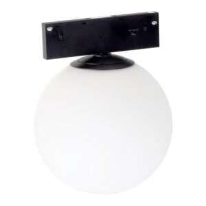 Luminaria LED Carril Magnético 10mm 9W 80Lm/W 360º 48VDC CCT (Tonalidad Luz Ajustable) Acabado Negro