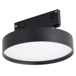Luminaria LED Carril Magnético 10mm 18W 80Lm/W 120º 48VDC CCT (Tonalidad Luz Ajustable) Acabado Negro