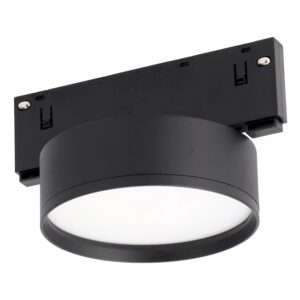 Luminaria LED Carril Magnético 10mm 9W 70Lm/W 120º 48VDC CCT (Tonalidad Luz Ajustable) Acabado Negro