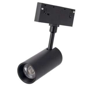 Foco LED Carril Magnético 10mm 12W 70Lm/W 24º 48VDC CCT (Tonalidad Luz Ajustable) Acabado Negro