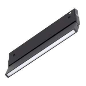 Luminaria LED Carril Magnético 10mm 9W 50Lm/W 120º 48VDC CCT (Tonalidad Luz Ajustable) Acabado Negro