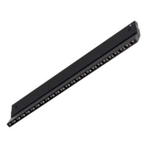 Luminaria LED Carril Magnético 10mm 18W 70Lm/W 38º 48VDC CCT (Tonalidad Luz Ajustable) Acabado Negro