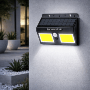 Aplique Solar LED IP65 Sensor Batería: 3,7V 1.200Ma