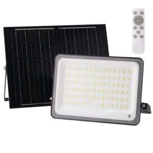 Proyector LED Solar 300W Panel 5V/20W 16W 2700Lm 90º IP65 3CCT (Tonalidad Luz Ajustable)