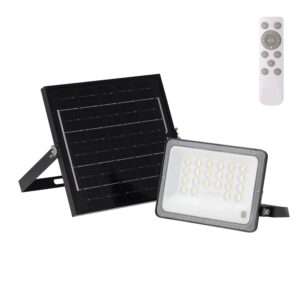 Proyector LED Solar 50W Panel 5V/6W 5,5W 750Lm 90º IP65 3CCT (Tonalidad Luz Ajustable)
