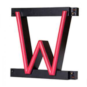 Letra LED Neon W Ancho 146Mm Alto 161Mm Fondo 38Mm - -