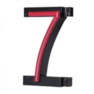 Número LED Neon 7 Ancho 87Mm Alto 161Mm Fondo 38Mm - -