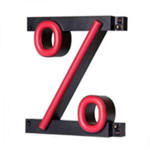 Signo LED Neon % Ancho 128Mm Alto 161Mm Fondo 38Mm - -