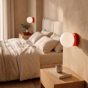 Aplique de pared bola cristal "Alba"