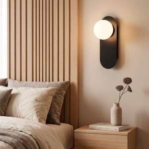 Aplique de pared bola cristal "Glow"