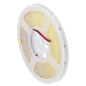 Tira Flexible LED Iluminación Lateral 10W/M 24VDC COB 480Leds/M 1200Lm/M IP20 4000ºK 5 Metros