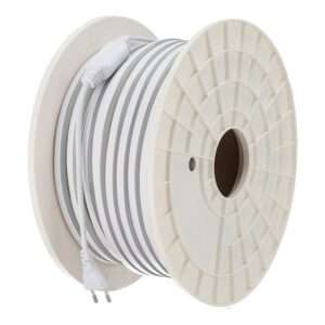 Tira Flexible LED 10W/M 220VAC 120LEDs/M SMD2835 IP65 4000ºK 50 Metros