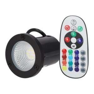 Foco de Empotrar Jardín 5W RGBW IP65 60º con Mando a Distancia