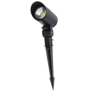 Foco LED COB Jardines 24W 2160Lm 2700ºK Pincho 40.000H Acabado Negro