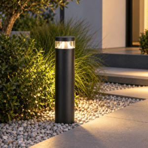 Baliza LED Exterior 60Cm 9W Chip Osram 220VAC IP65 2700ºK Negro