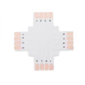 Conector Soldar + Tira LED RGB 10Mm