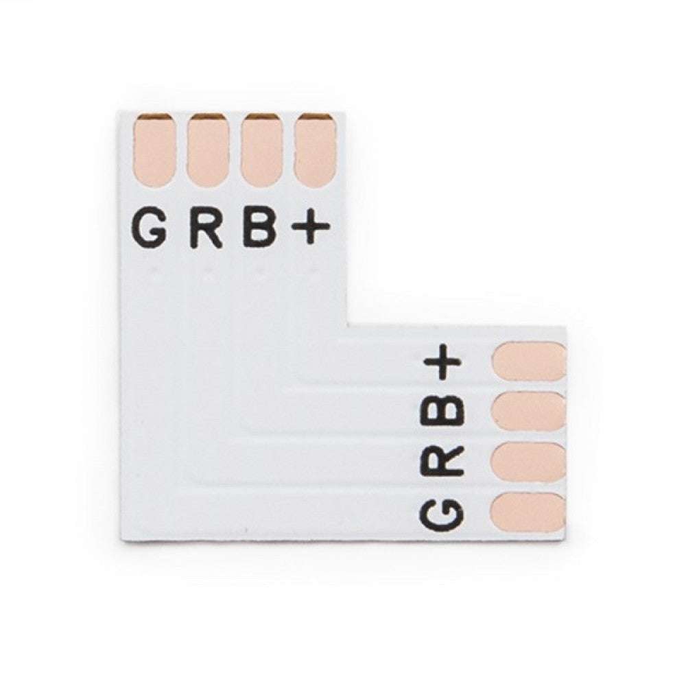 Conector Soldar L Tira LED RGB 10Mm