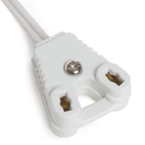 Portalámparas Tubo LED T8 Cable 30Cm
